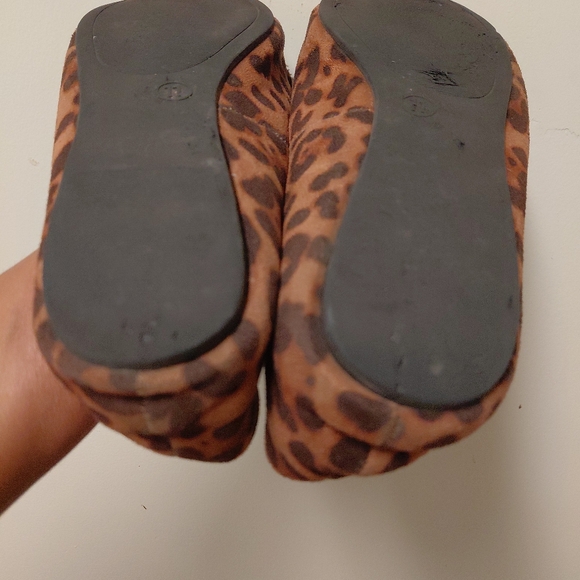 A New Day Womens Animal Print Pointy Toe Flats Size 11 - Picture 7 of 8